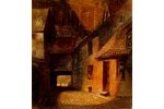 Ozolinsh Valentins (1927), Old Riga, paper, water colour, 53 x 48.5 cm...